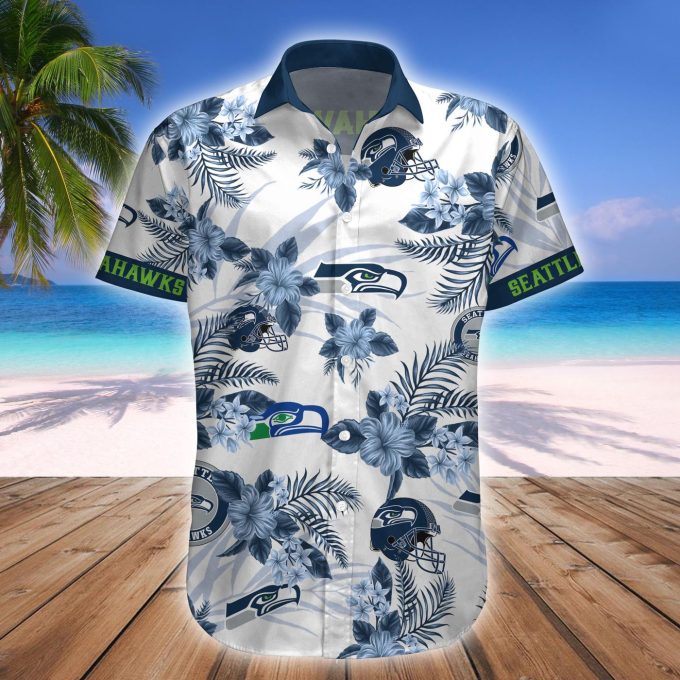 Seattle seahawksNFL Floral Hawaii Shirt Gift