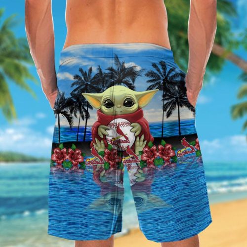 St Louis Cardinals & Baby Yoda Hawaiian Shirt #2 – Official MLB Merchandise