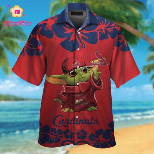 St Louis Cardinals & Baby Yoda Hawaiian Shirt: Official MLB Apparel