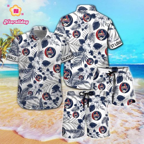 St Louis Cardinals & Grateful Dead Hawaiian Shirt – Official MLB Merchandise