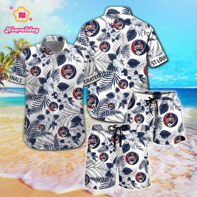 St Louis Cardinals & Grateful Dead Hawaiian Shirt – Official MLB Merchandise