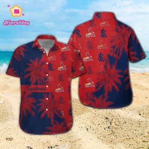 St Louis Cardinals Hawaiian Shirt #10 - Official MLB Merchandise