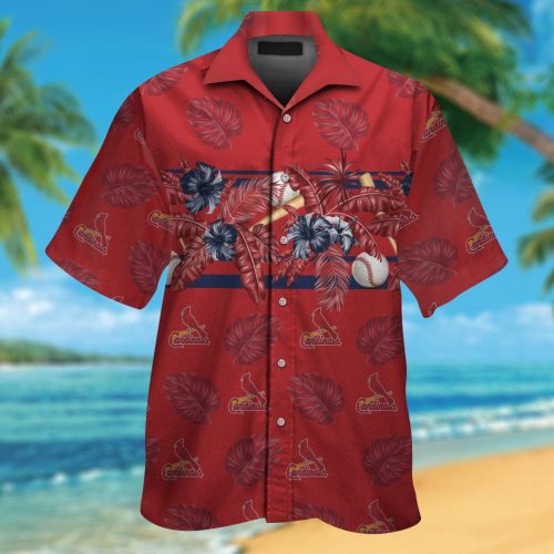St Louis Cardinals Hawaiian Shirt #4 – Official MLB Merchandise