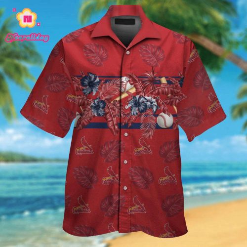 St Louis Cardinals Hawaiian Shirt #4 – Official MLB Merchandise