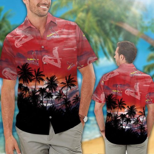 St Louis Cardinals Hawaiian Shirt #7 – Official MLB Merchandise