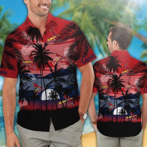 St Louis Cardinals Hawaiian Shirt #8 – Official MLB Merchandise