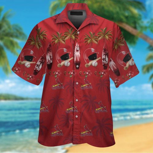 St Louis Cardinals Hawaiian Shirt #9 – Official MLB Merchandise