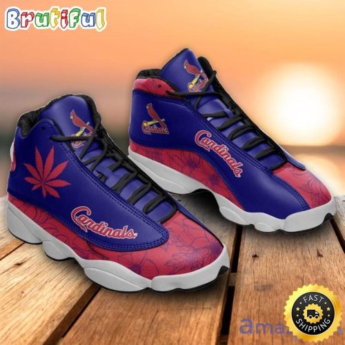 St. Louis Cardinals Weed Air Jordan 13 Sneaker Custom For Fans  Unisex Shoes Gift