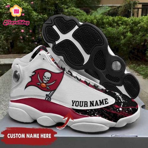 Tampa Bay Buccaneers Nfl Personalize Air Jordan 13 Sneakers Shoes V1 For Men Women