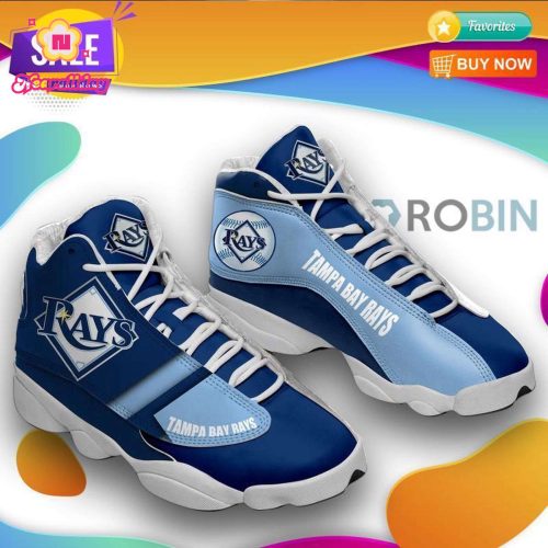 Tampa Bay Rays Air Jordan 13 Sneaker Custom For Fans  Unisex Shoes Gift