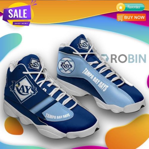 Tampa Bay Rays Air Jordan 13 Sneaker Custom For Fans  Unisex Shoes Gift