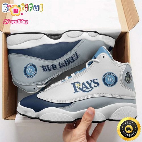 Tampa Bay Rays Air Jordan 13 Sneaker Custom For Fans  Unisex Shoes Gift