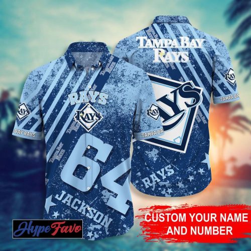 Custom Tampa Bay Rays MLB Hawaiian Shirt – Personalized Team Apparel