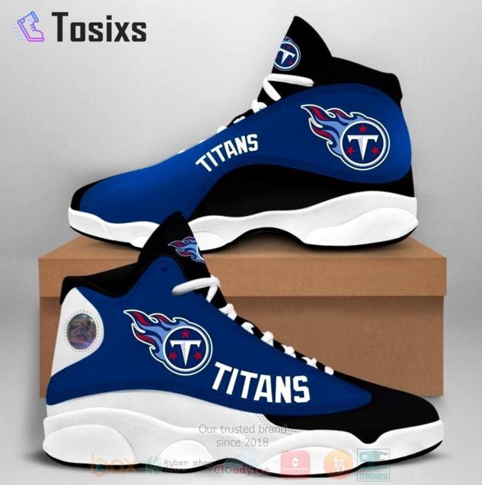 Tennessee Titans Air Jordan 13 Sneaker Custom For Fans Gift