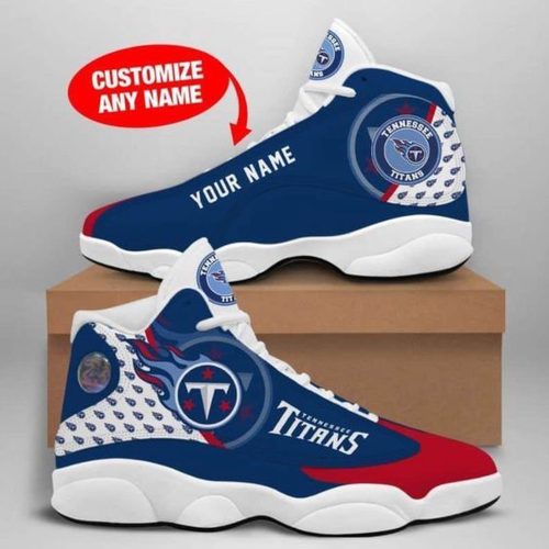 Tennessee Titans Air Jordan 13 Sneaker Custom For Fans Gift