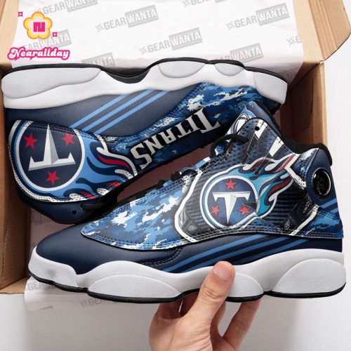 Tennessee Titans Air Jordan 13 Sneaker Custom For Fans Gift