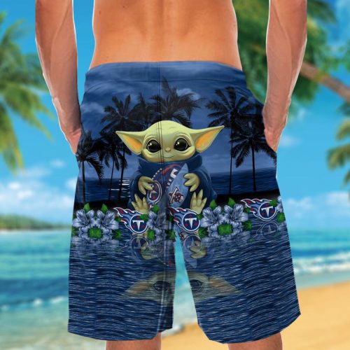 Tennessee Titans & Baby Yoda Hawaiian Shirt