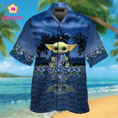 Tennessee Titans & Baby Yoda Hawaiian Shirt