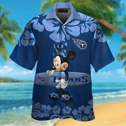 Tennessee Titans & Minnie Mouse Hawaiian Shirt