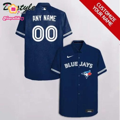 Custom Toronto Blue Jays Blue Hawaiian Shirt – Personalized MLB Fan Gear