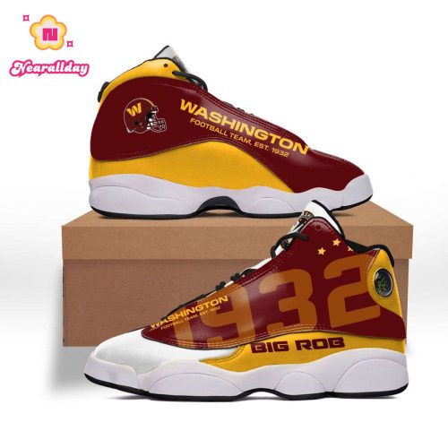 Washington Commanders Air Jordan 13 Sneaker Custom For Fans Gift