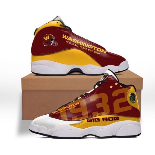 Washington Commanders Air Jordan 13 Sneaker Custom For Fans Gift