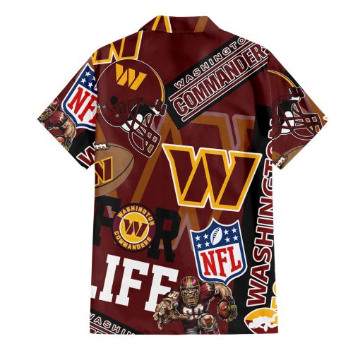Washington Commanders Hawaiian Shirt Full Set 1
