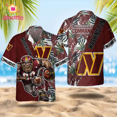 Washington Commanders Summer Hawaiian Shirt