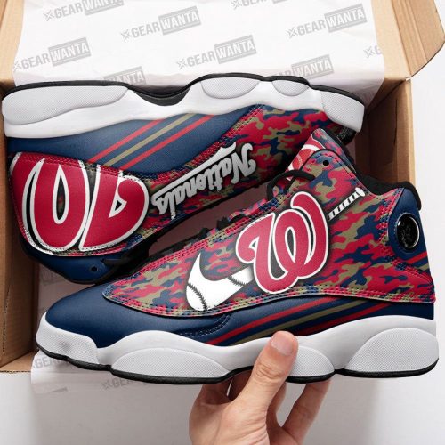 Washington Nationals Air Jordan 13 Sneaker Custom For Fans  Unisex Shoes Gift