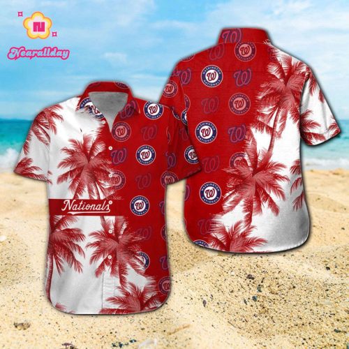 Washington Nationals Hawaiian Shirt #10 - Official MLB Gear