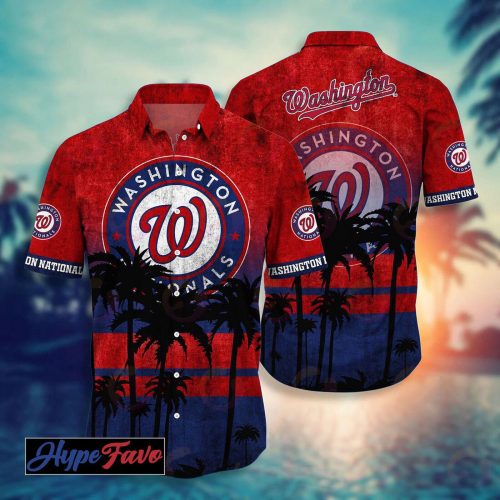 Hot Summer Trend: Washington Nationals MLB Hawaii Shirt Style