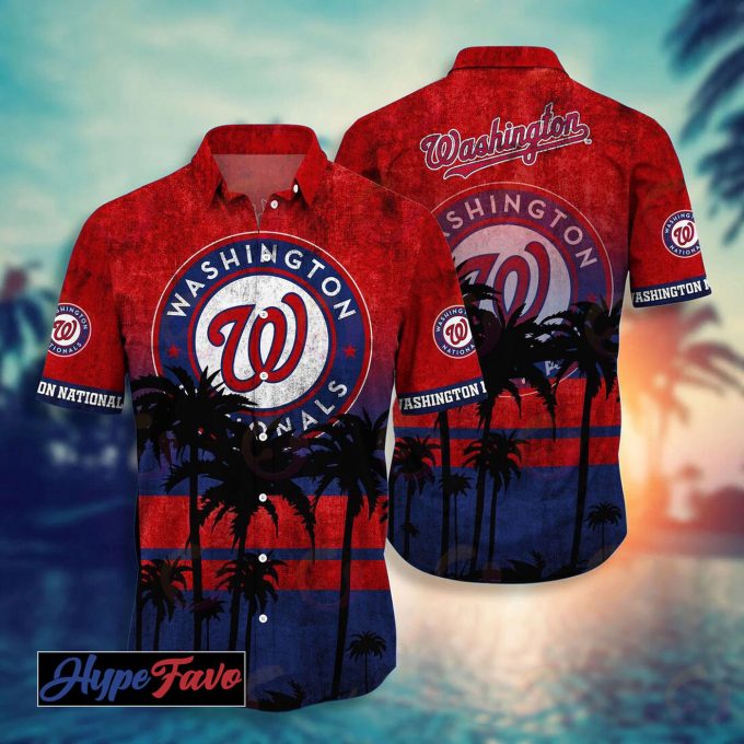 Hot Summer Trend: Washington Nationals MLB Hawaii Shirt Style