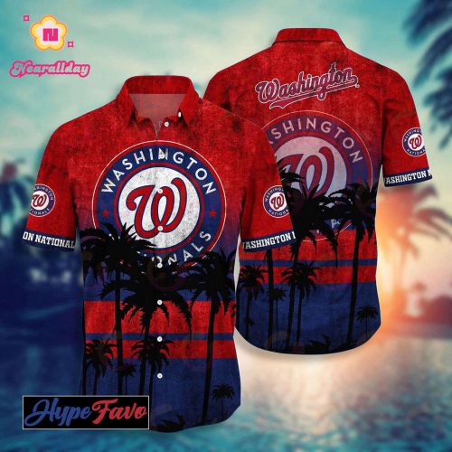 Hot Summer Trend: Washington Nationals MLB Hawaii Shirt Style