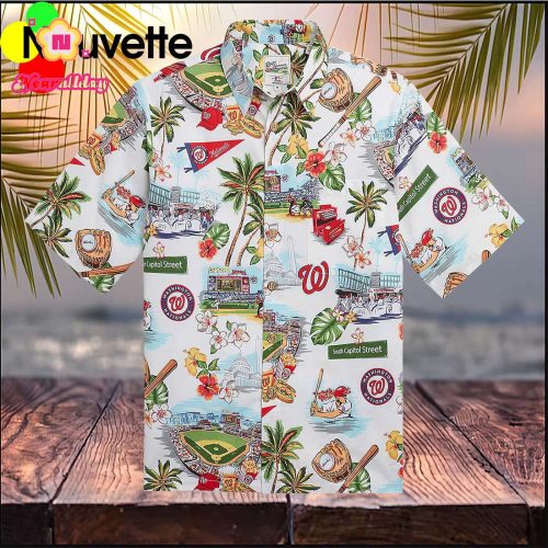 Washington Nationals Hawaiian Shirt: Scenic Style for Baseball Fans