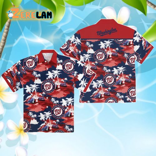 Washington Nationals Hawaiian Shirt – Tropical Baseball Fan Gear