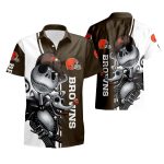 Cleveland Browns Jack Skellington And Zero Hawaiian Shirt summer shirt