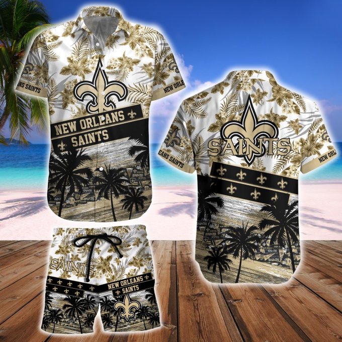New Orleans Saints Hawaiian Shirt And Beach Short – Gift for Men Women