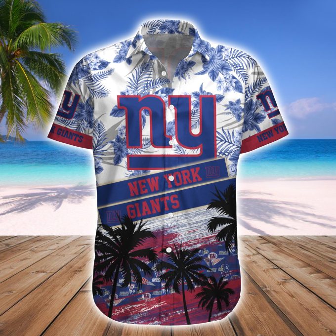 New York Giants Hawaiian Shirt And Beach Short – Gift for Men Women