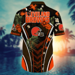 Cleveland Browns NFL Flower Hawaii Shirt And Tshirt For Fans, Summer Football Shirts Gift