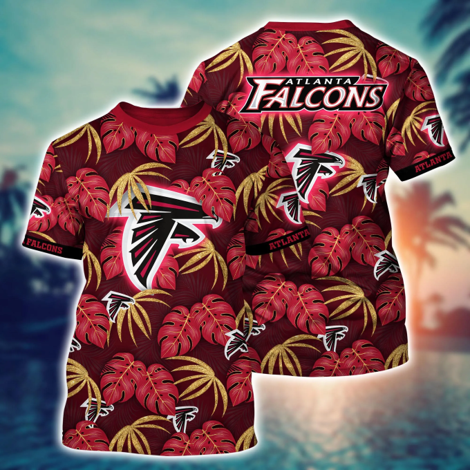 Atlanta Falcons NFL Flower Hawaii Shirt And Tshirt For Fans, Summer Football Shirts Gift