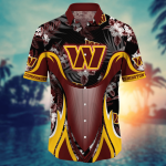 Washington Commanders NFL Flower Hawaii Shirt And Tshirt For Fans, Summer Football Shirts Gift