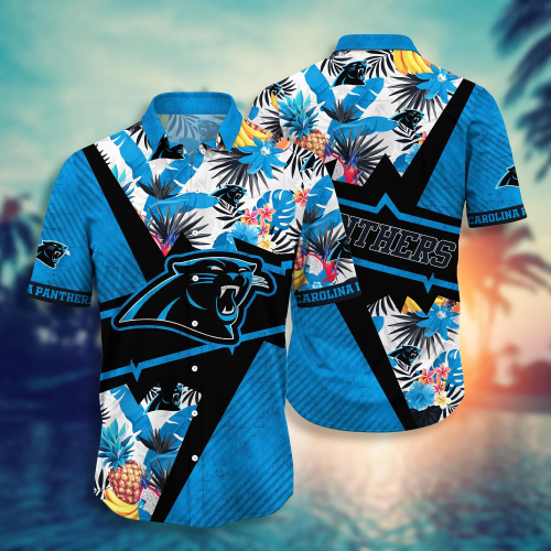 Carolina Panthers NFL Flower Hawaii Shirt And Tshirt For Fans, Summer Football Shirts Gift