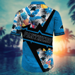 Carolina Panthers NFL Flower Hawaii Shirt And Tshirt For Fans, Summer Football Shirts Gift