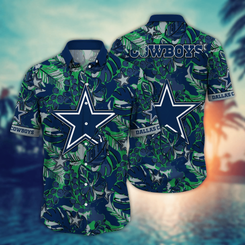 Dallas Cowboys NFL Flower Hawaii Shirt And Tshirt For Fans, Summer Football Shirts Gift