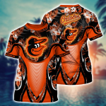 Baltimore Orioles MLB Flower Hawaii Shirt & Tshirt: Summer Football Gift for Fans