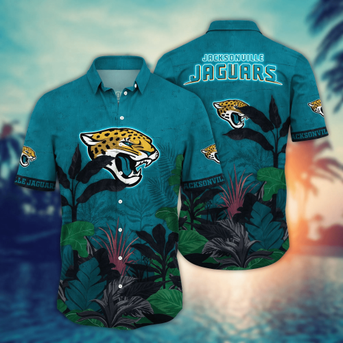 Jacksonville Jaguars NFL Flower Hawaii Shirt And Tshirt For Fans, Summer Football Shirts Gift