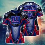 New York Giants NFL Flower Hawaii Shirt And Tshirt For Fans, Summer Football Shirts Gift
