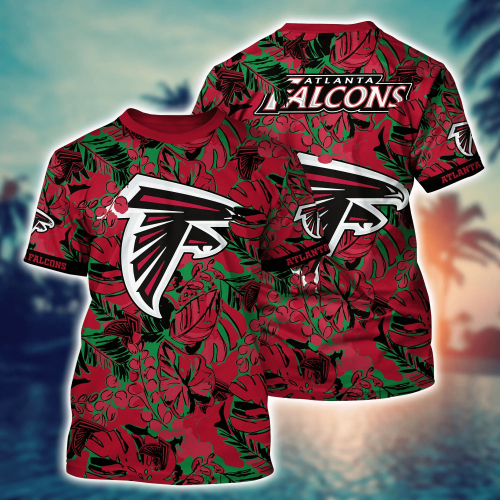 Atlanta Falcons NFL Flower Hawaii Shirt And Tshirt For Fans, Summer Football Shirts Gift