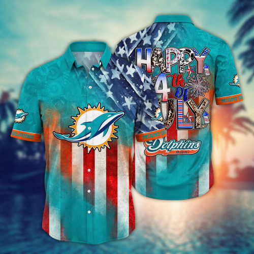 Miami Dolphins NFL Hawaii Shirt Independence Day, Summer Shirts Gift