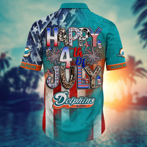 Miami Dolphins NFL Hawaii Shirt Independence Day, Summer Shirts Gift